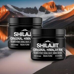 Shilajit Resin Gold Grade 100% Pure Shilajit (30G 2-pack)